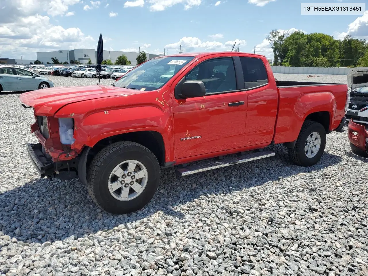 2016 GMC Canyon VIN: 1GTH5BEAXG1313451 Lot: 61958175