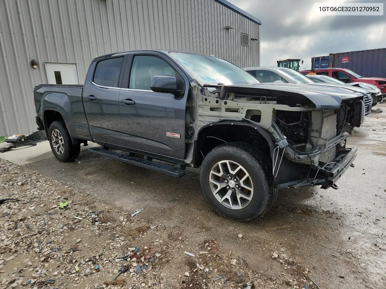 2016 GMC Canyon Sle VIN: 1GTG6CE32G1270952 Lot: 62209865