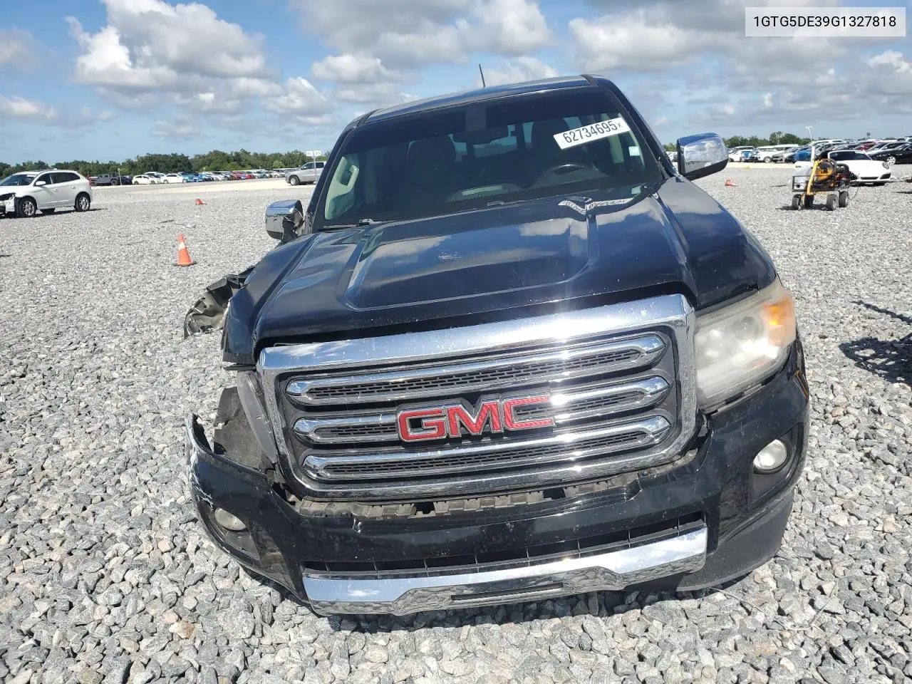 2016 GMC Canyon Slt VIN: 1GTG5DE39G1327818 Lot: 62734695