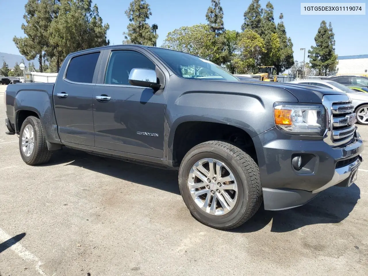 2016 GMC Canyon Slt VIN: 1GTG5DE3XG1119074 Lot: 62793125