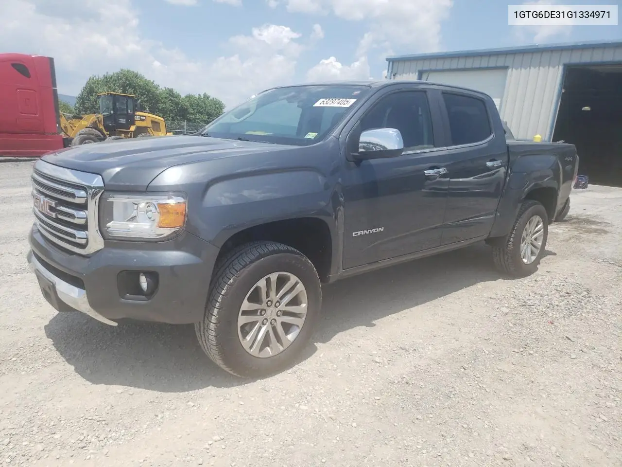 2016 GMC Canyon Slt VIN: 1GTG6DE31G1334971 Lot: 63297405
