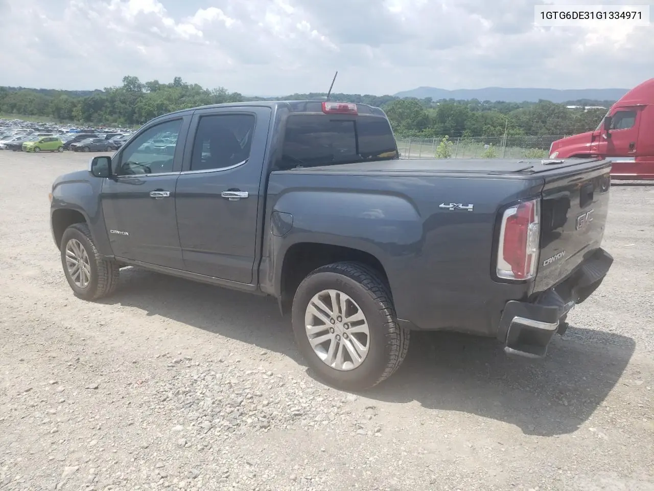 2016 GMC Canyon Slt VIN: 1GTG6DE31G1334971 Lot: 63297405