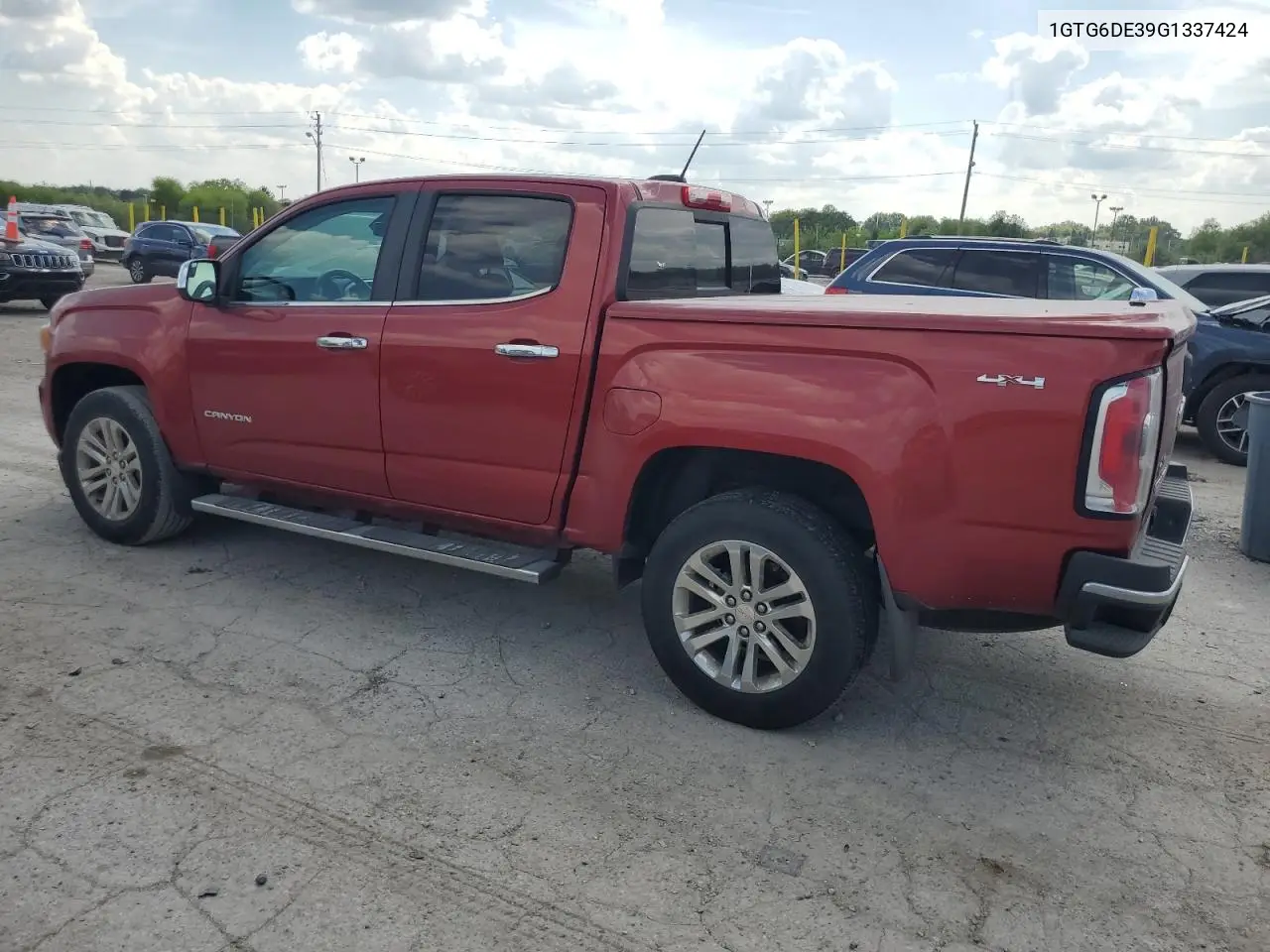 2016 GMC Canyon Slt VIN: 1GTG6DE39G1337424 Lot: 63462345