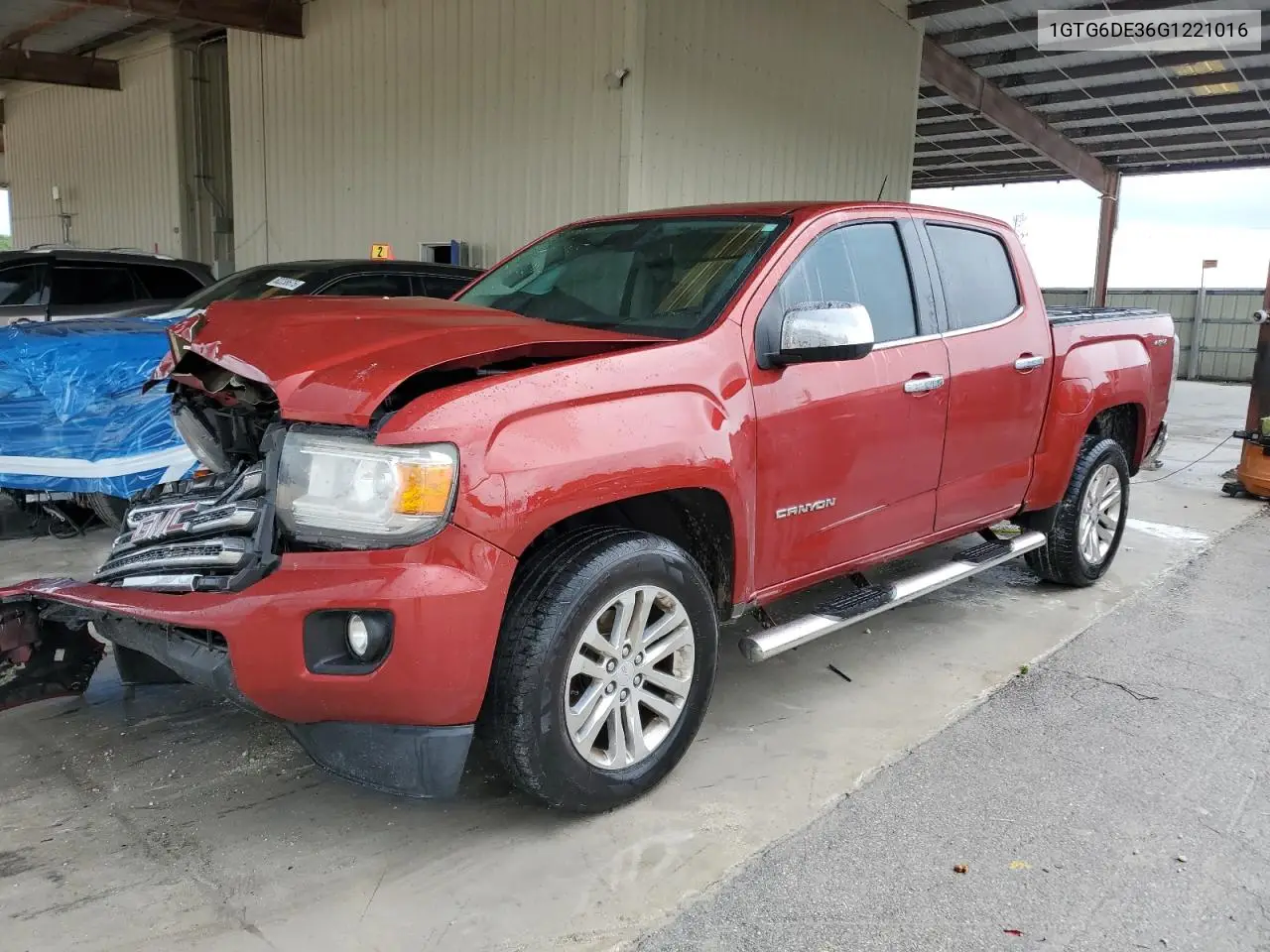 2016 GMC Canyon Slt VIN: 1GTG6DE36G1221016 Lot: 63597275