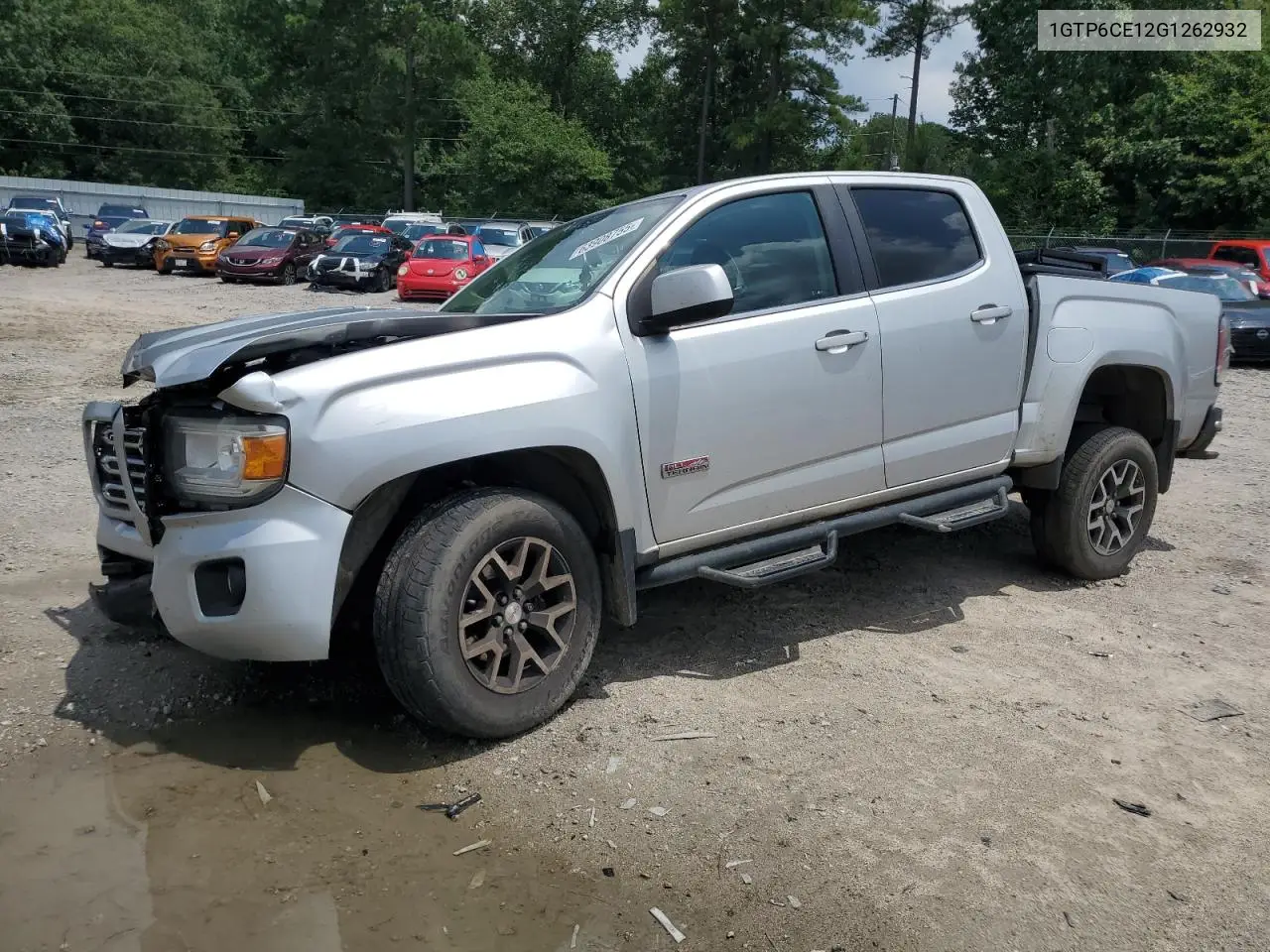 2016 GMC Canyon Sle VIN: 1GTP6CE12G1262932 Lot: 63908755