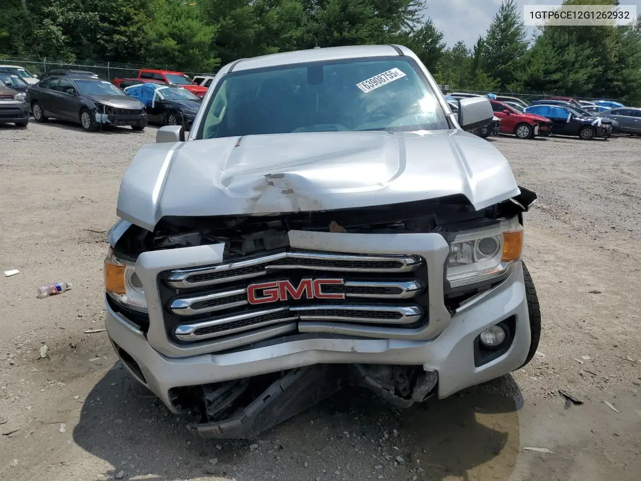 2016 GMC Canyon Sle VIN: 1GTP6CE12G1262932 Lot: 63908755