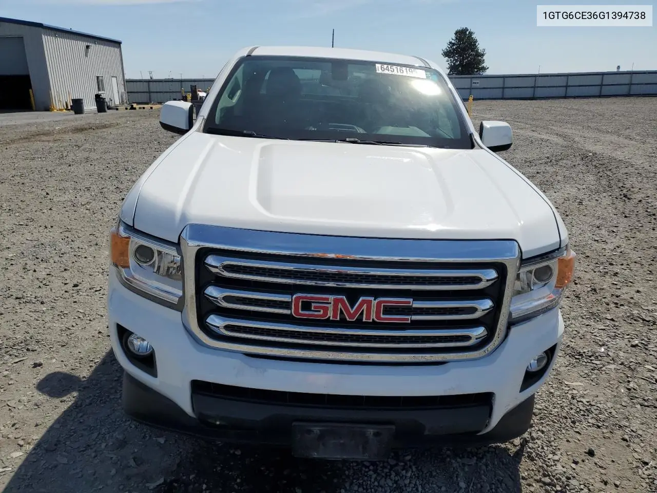 2016 GMC Canyon Sle VIN: 1GTG6CE36G1394738 Lot: 64516195