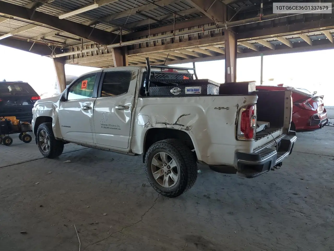 2016 GMC Canyon Sle VIN: 1GTG6CE36G1337679 Lot: 65289285