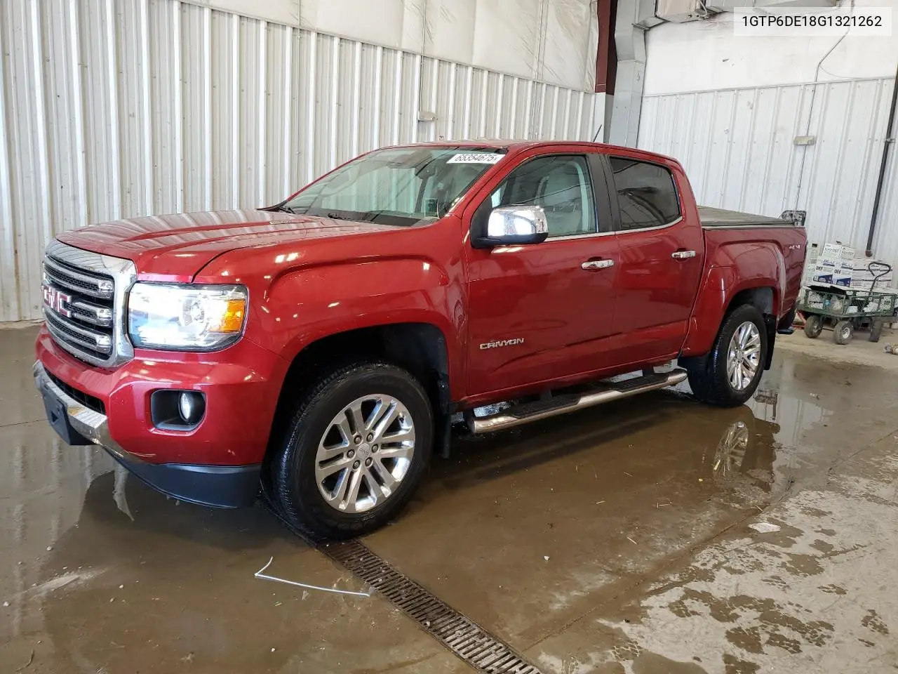 2016 GMC Canyon Slt VIN: 1GTP6DE18G1321262 Lot: 65354675