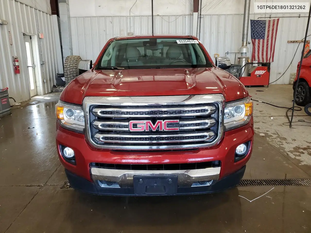2016 GMC Canyon Slt VIN: 1GTP6DE18G1321262 Lot: 65354675