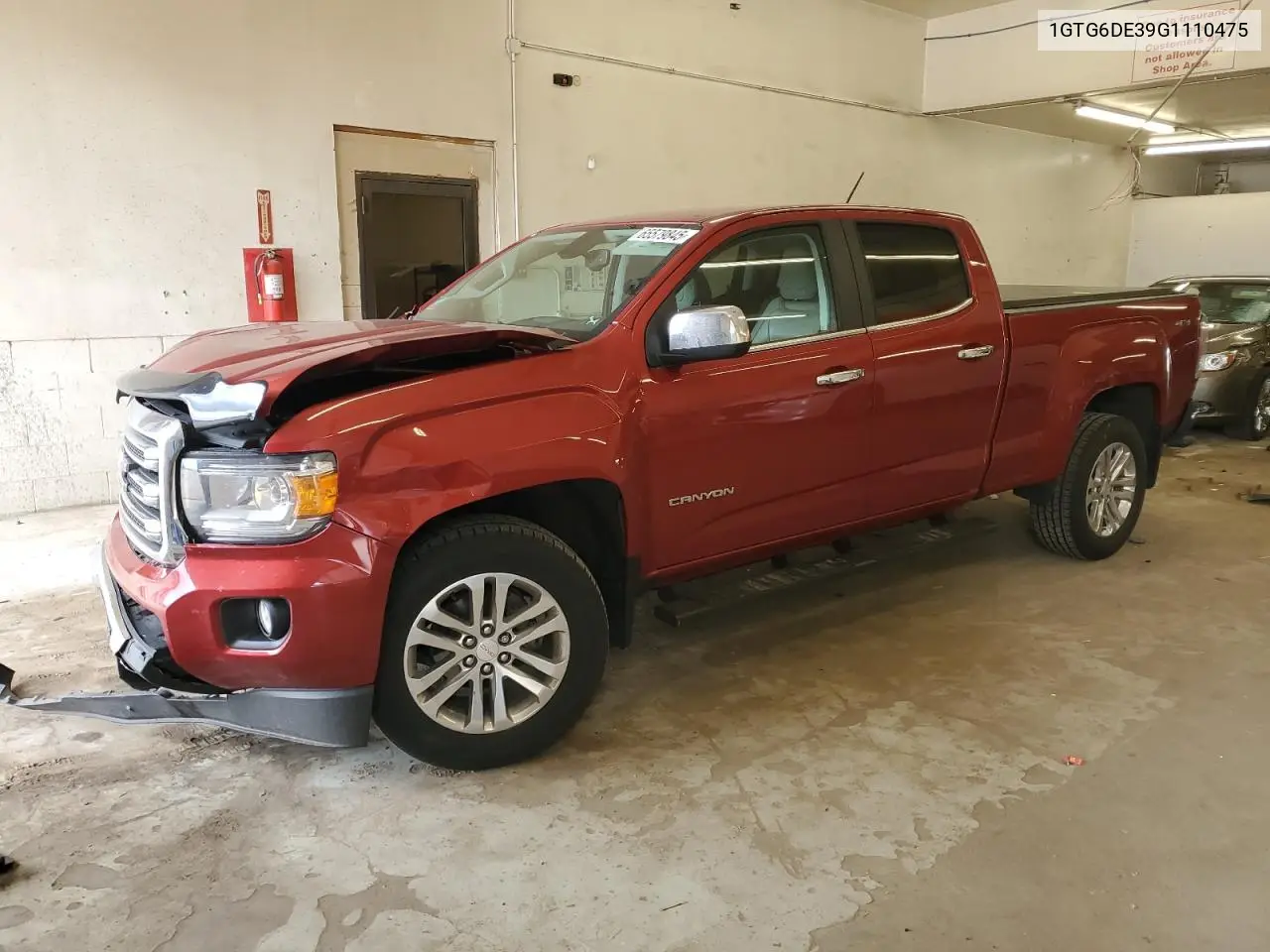 2016 GMC Canyon Slt VIN: 1GTG6DE39G1110475 Lot: 65579845
