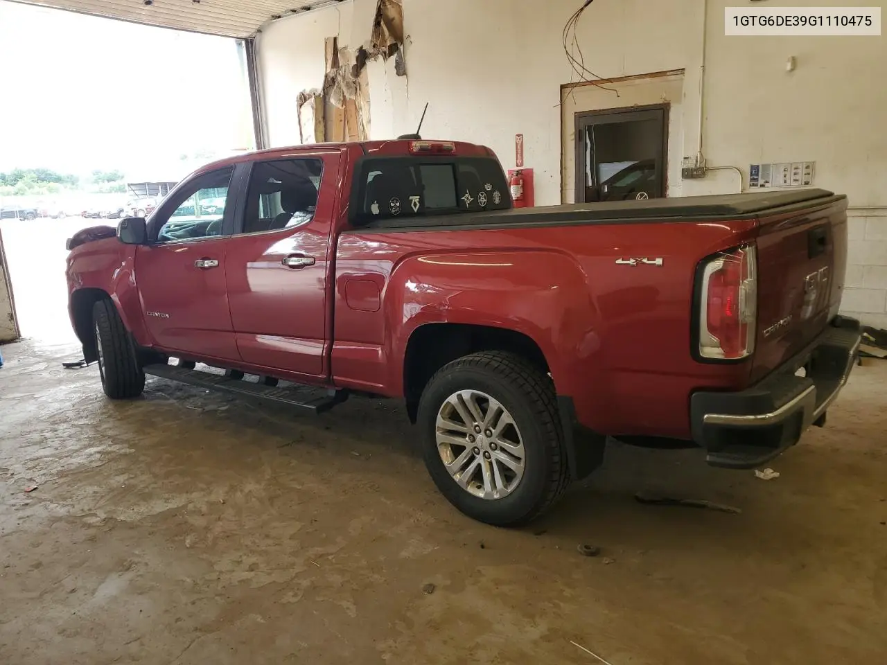 2016 GMC Canyon Slt VIN: 1GTG6DE39G1110475 Lot: 65579845