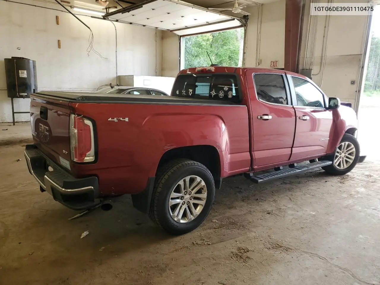2016 GMC Canyon Slt VIN: 1GTG6DE39G1110475 Lot: 65579845