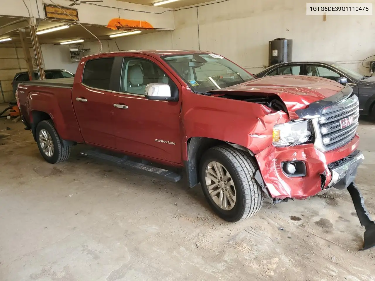 2016 GMC Canyon Slt VIN: 1GTG6DE39G1110475 Lot: 65579845