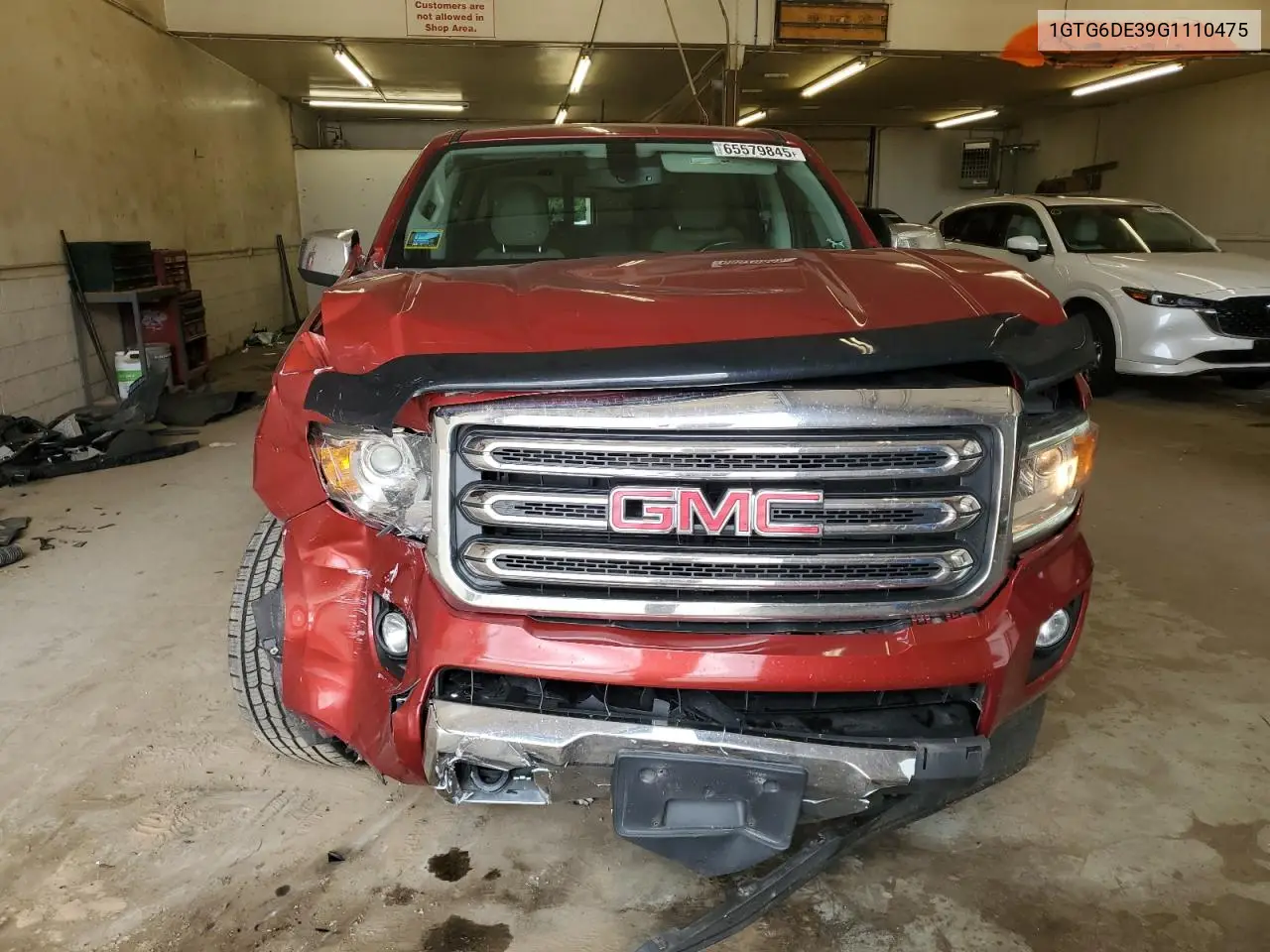 2016 GMC Canyon Slt VIN: 1GTG6DE39G1110475 Lot: 65579845