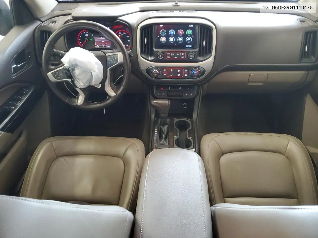2016 GMC Canyon Slt VIN: 1GTG6DE39G1110475 Lot: 65579845