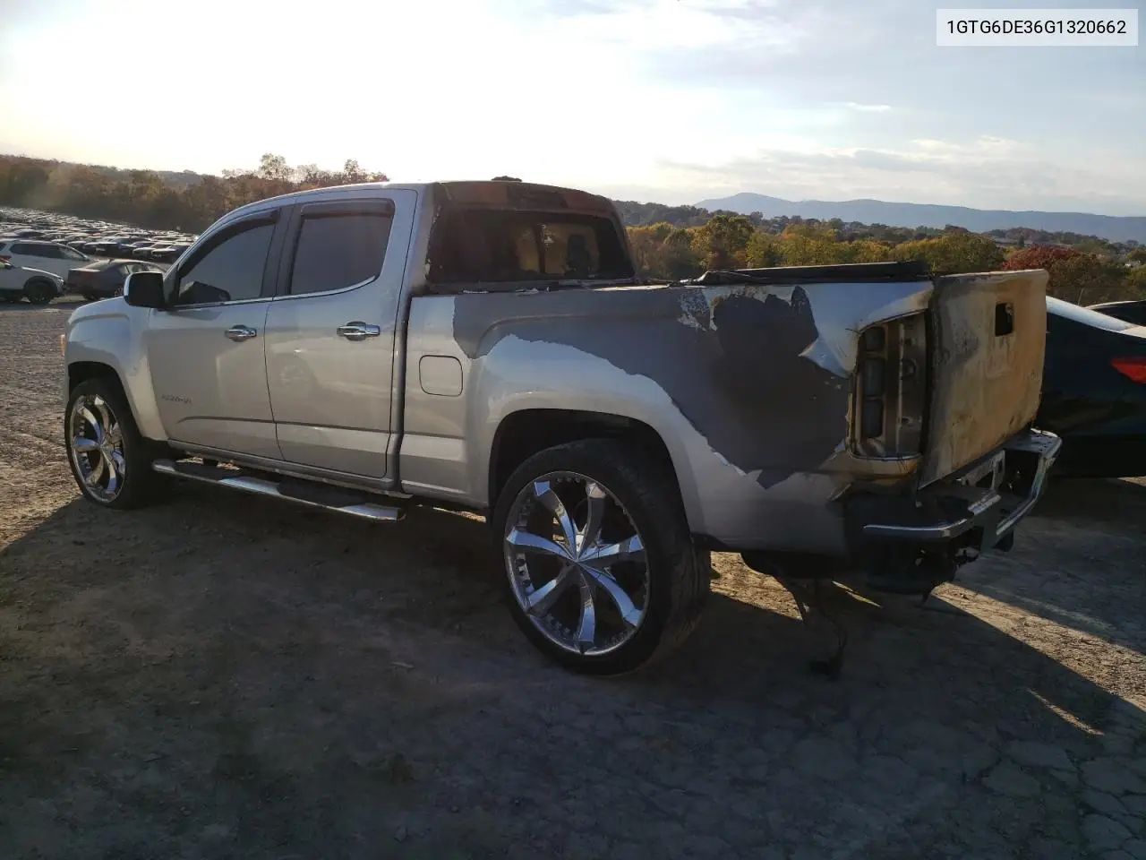 2016 GMC Canyon Slt VIN: 1GTG6DE36G1320662 Lot: 77380594