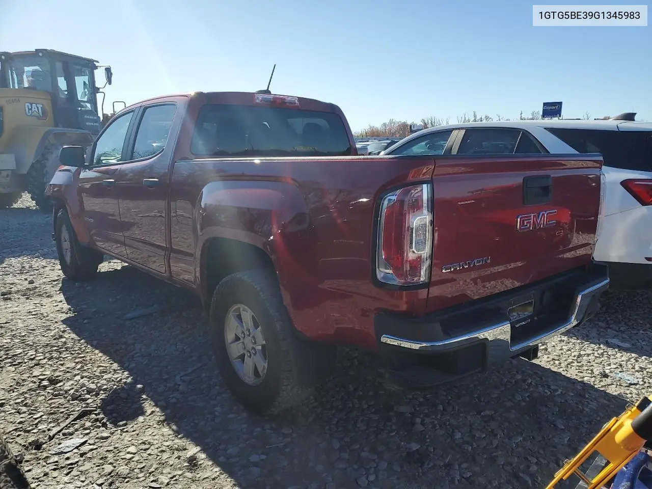 2016 GMC Canyon VIN: 1GTG5BE39G1345983 Lot: 81803294