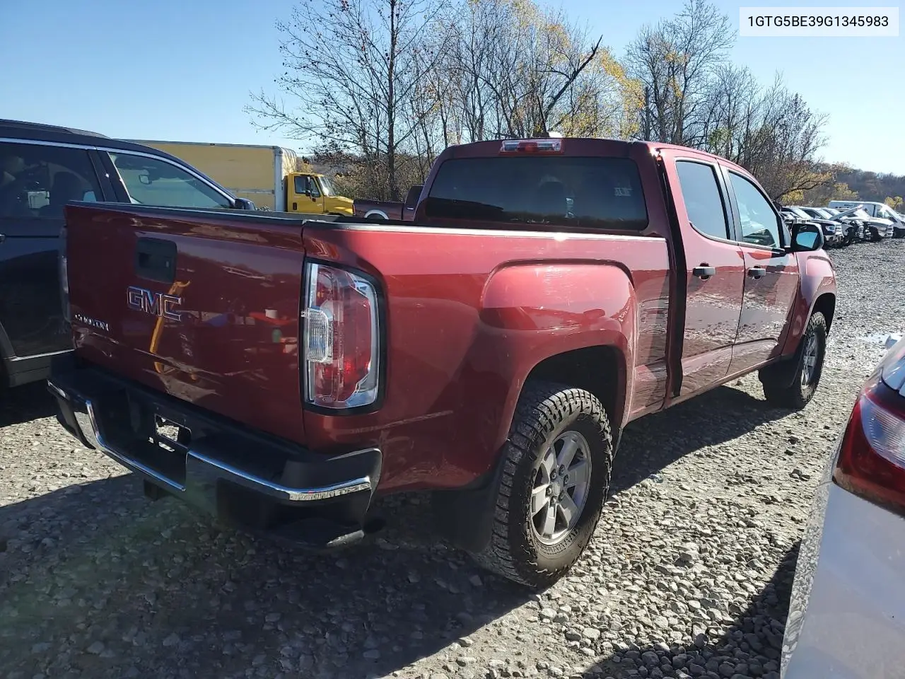 2016 GMC Canyon VIN: 1GTG5BE39G1345983 Lot: 81803294
