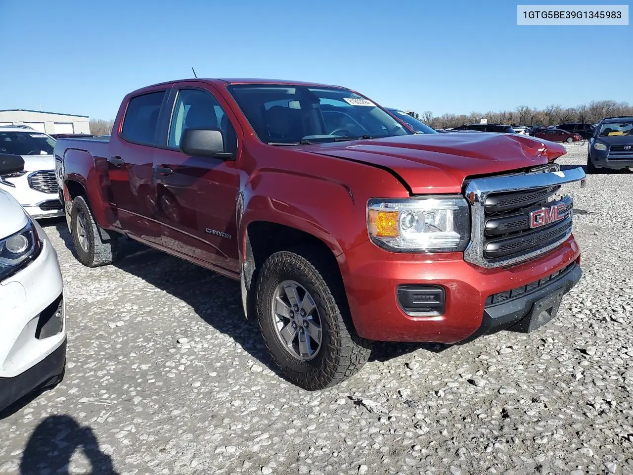 2016 GMC Canyon VIN: 1GTG5BE39G1345983 Lot: 81803294