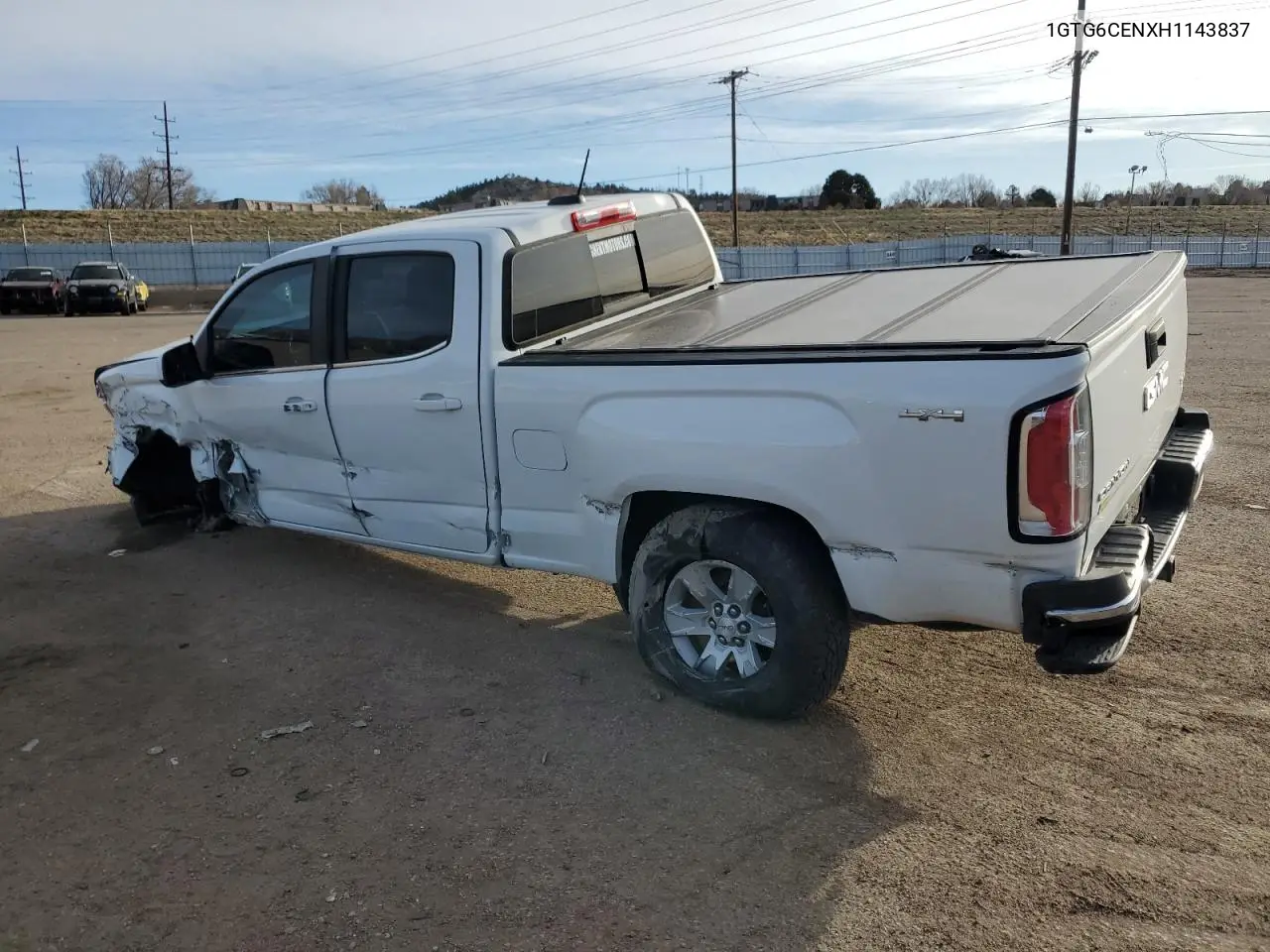 2017 GMC Canyon Sle VIN: 1GTG6CENXH1143837 Lot: 49699225