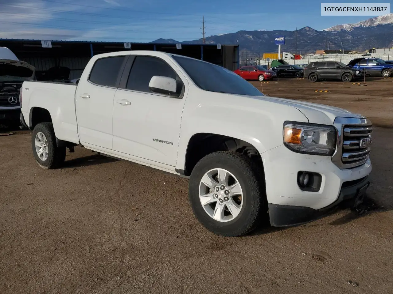2017 GMC Canyon Sle VIN: 1GTG6CENXH1143837 Lot: 49699225