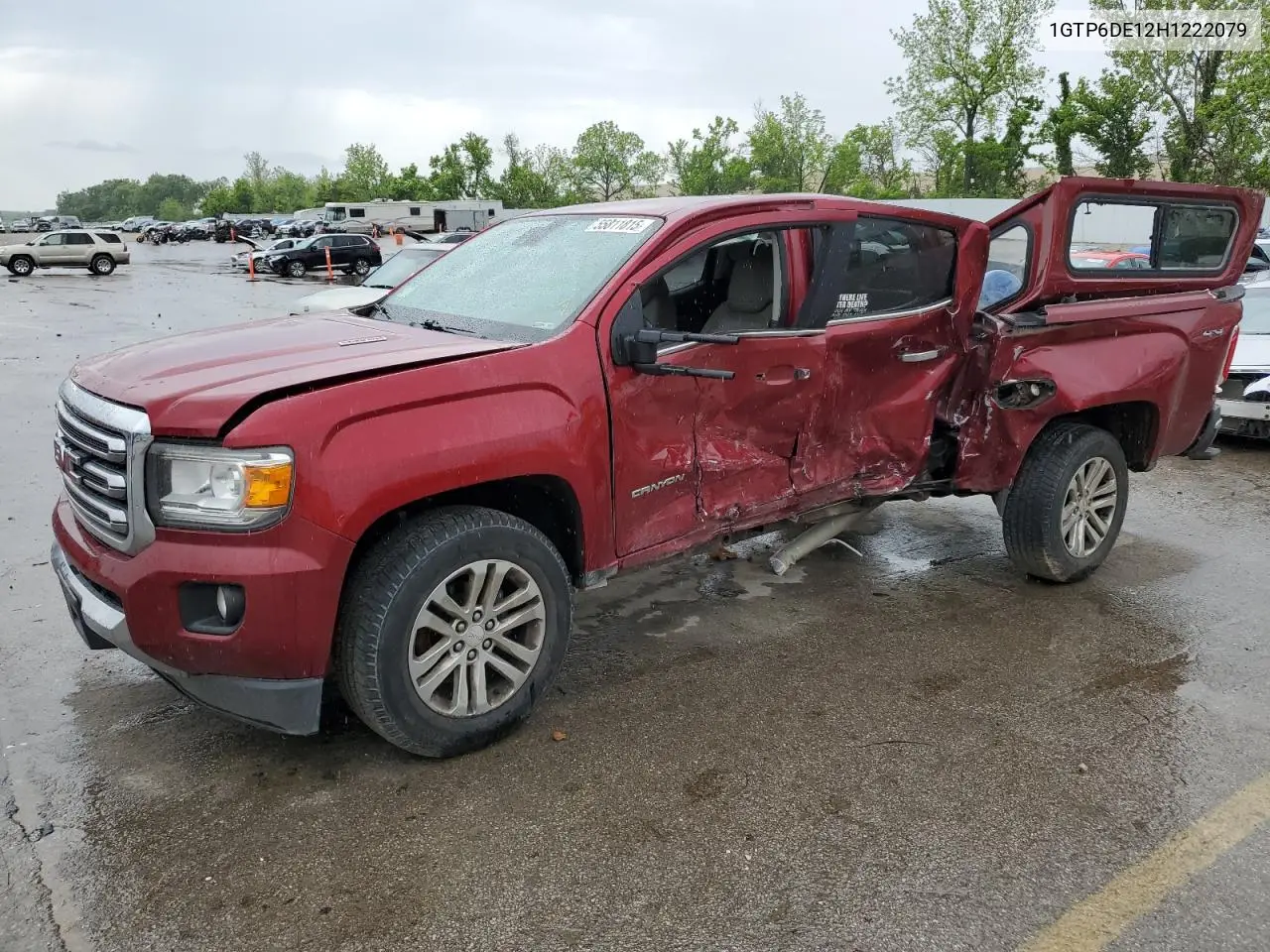 2017 GMC Canyon Slt VIN: 1GTP6DE12H1222079 Lot: 55811815