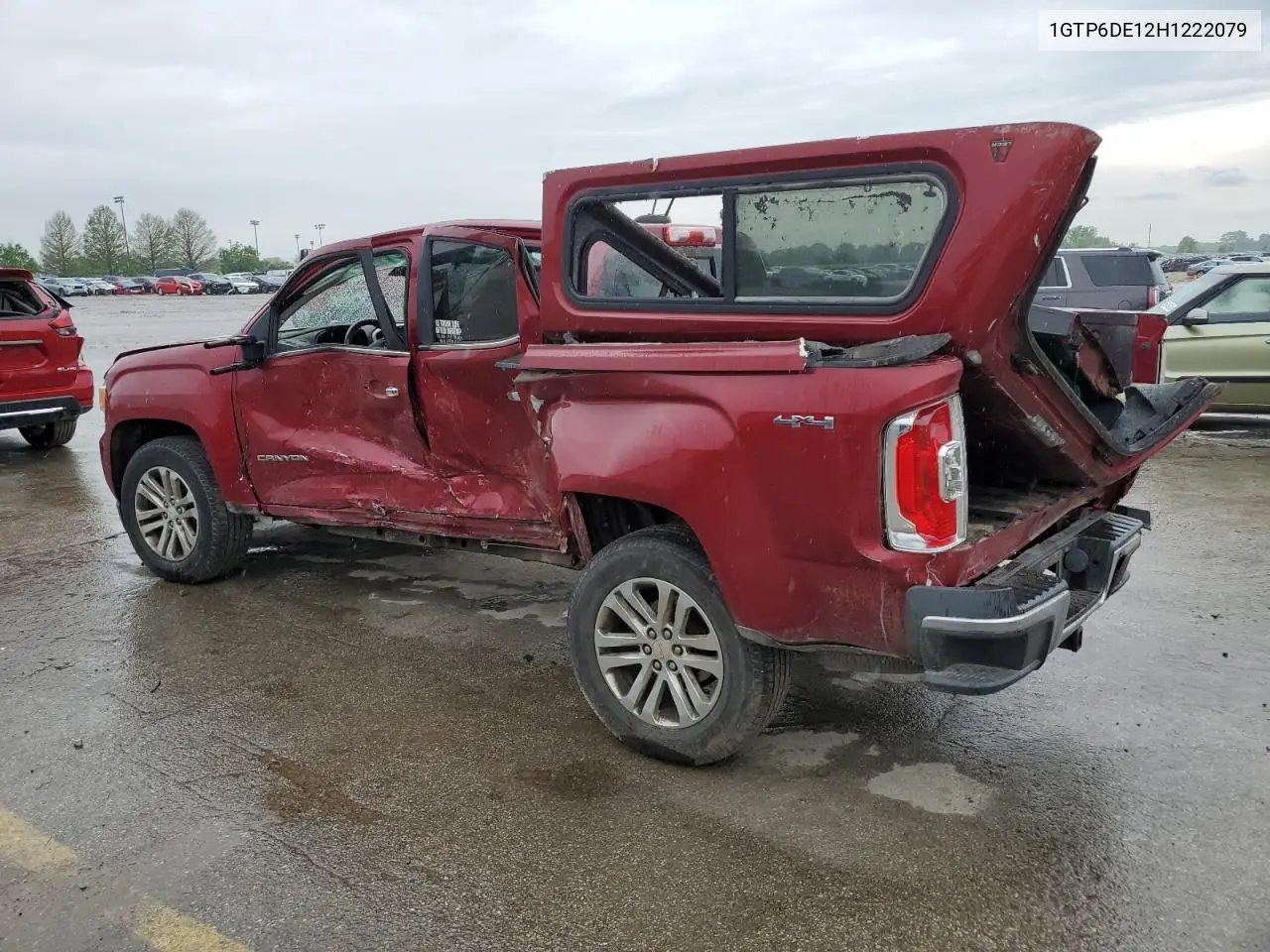 2017 GMC Canyon Slt VIN: 1GTP6DE12H1222079 Lot: 55811815