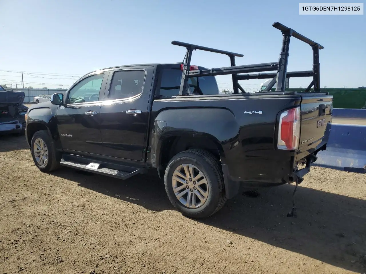 2017 GMC Canyon Slt VIN: 1GTG6DEN7H1298125 Lot: 56250185