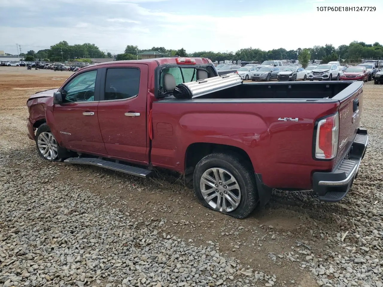 2017 GMC Canyon Slt VIN: 1GTP6DE18H1247729 Lot: 62437945