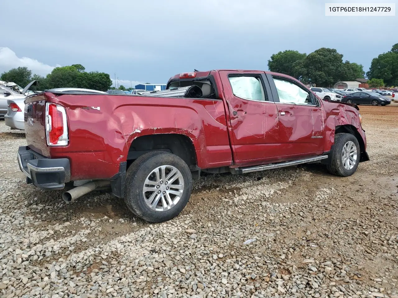 2017 GMC Canyon Slt VIN: 1GTP6DE18H1247729 Lot: 62437945