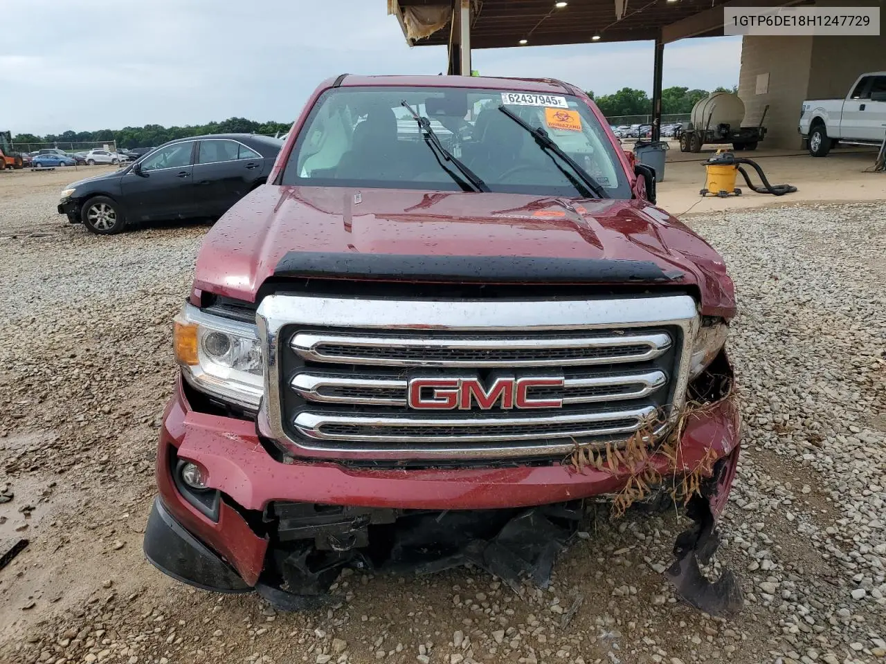 2017 GMC Canyon Slt VIN: 1GTP6DE18H1247729 Lot: 62437945
