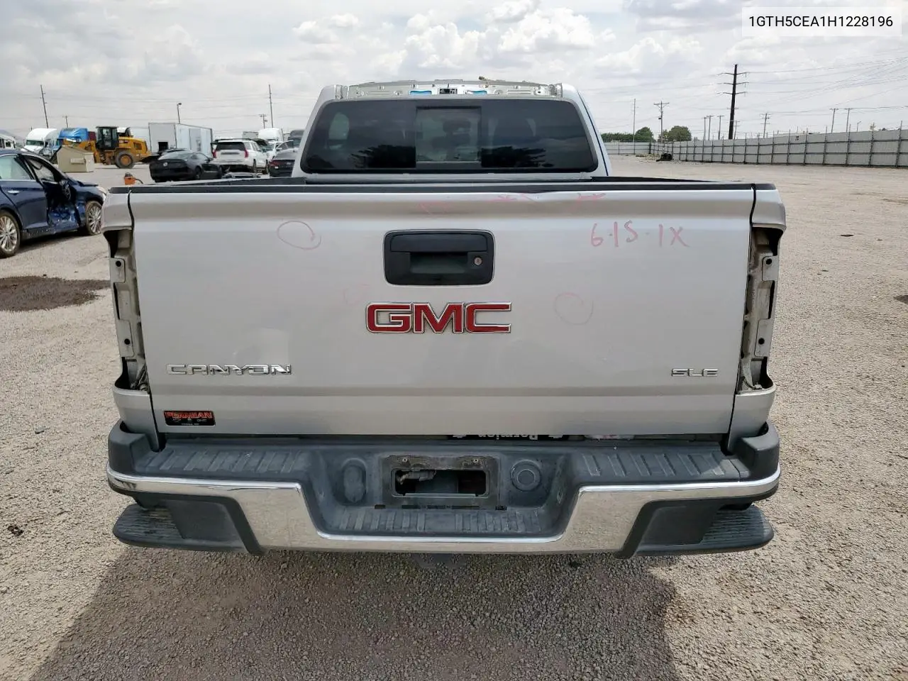 2017 GMC Canyon Sle VIN: 1GTH5CEA1H1228196 Lot: 64446615