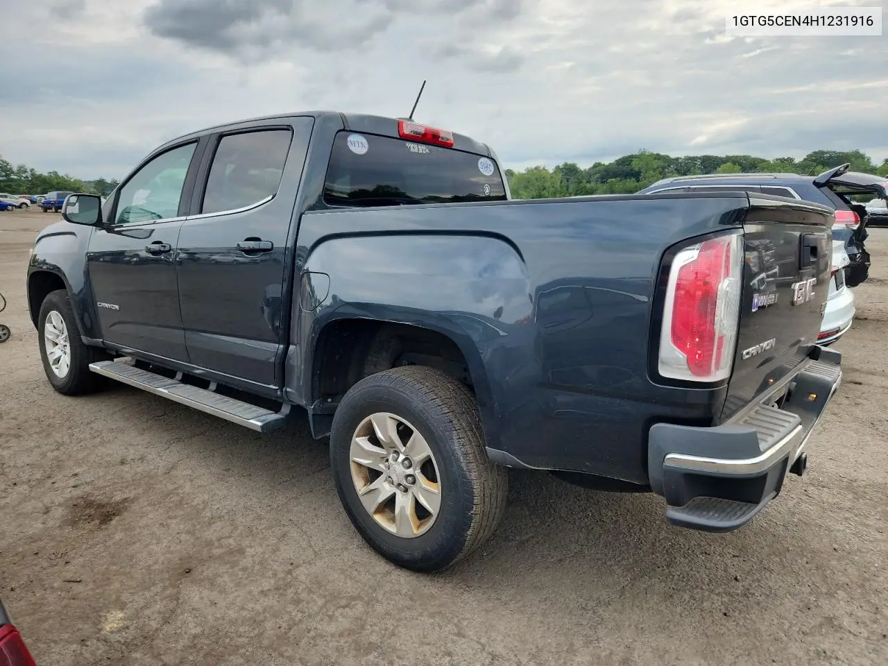 2017 GMC Canyon Sle VIN: 1GTG5CEN4H1231916 Lot: 65398415