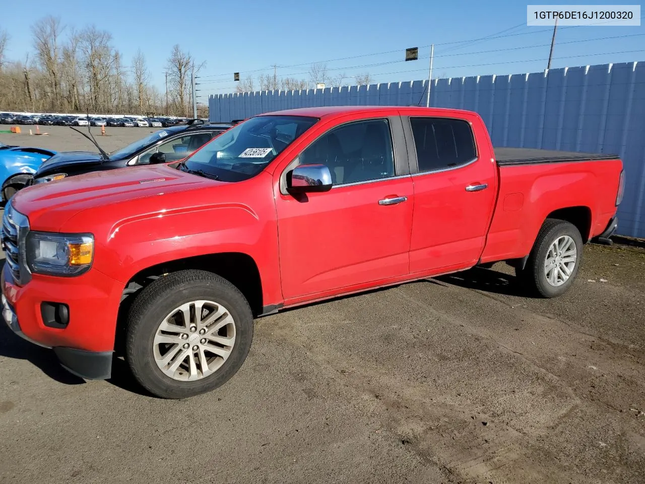 2018 GMC Canyon Slt VIN: 1GTP6DE16J1200320 Lot: 42656105