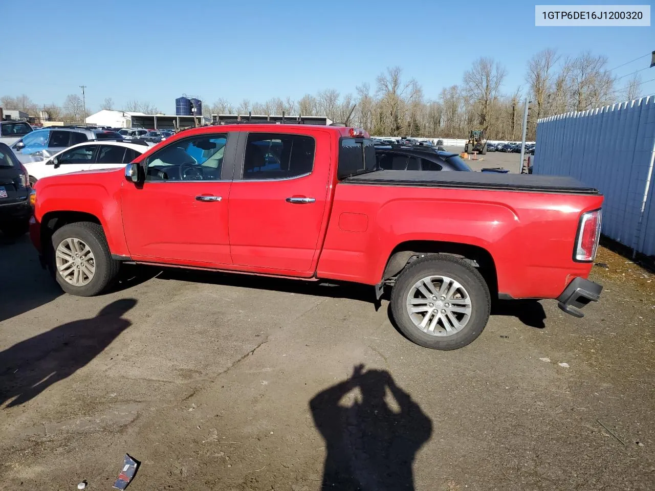 2018 GMC Canyon Slt VIN: 1GTP6DE16J1200320 Lot: 42656105