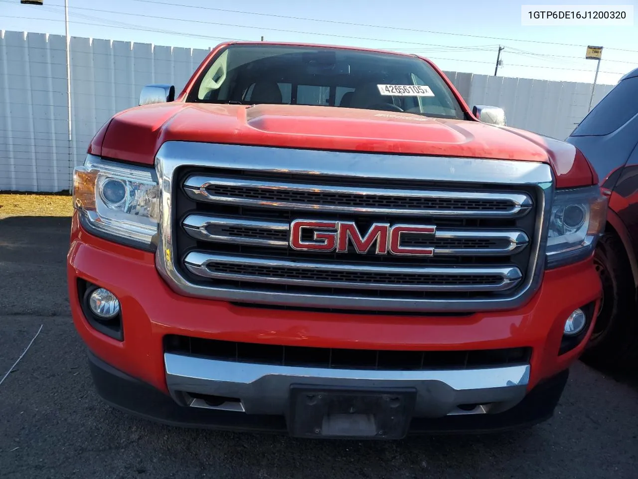 2018 GMC Canyon Slt VIN: 1GTP6DE16J1200320 Lot: 42656105