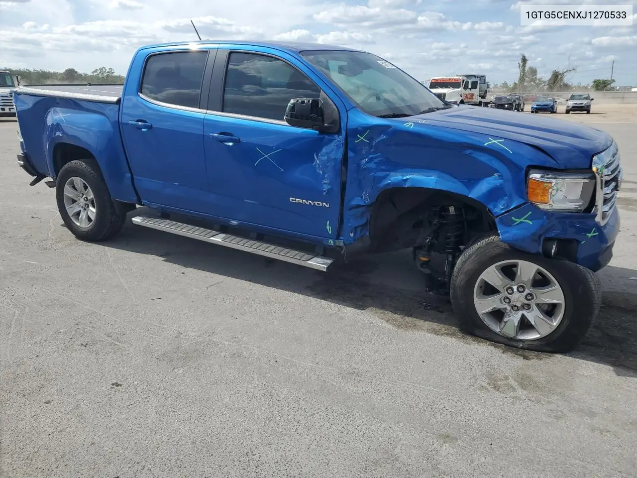 2018 GMC Canyon Sle VIN: 1GTG5CENXJ1270533 Lot: 55247295