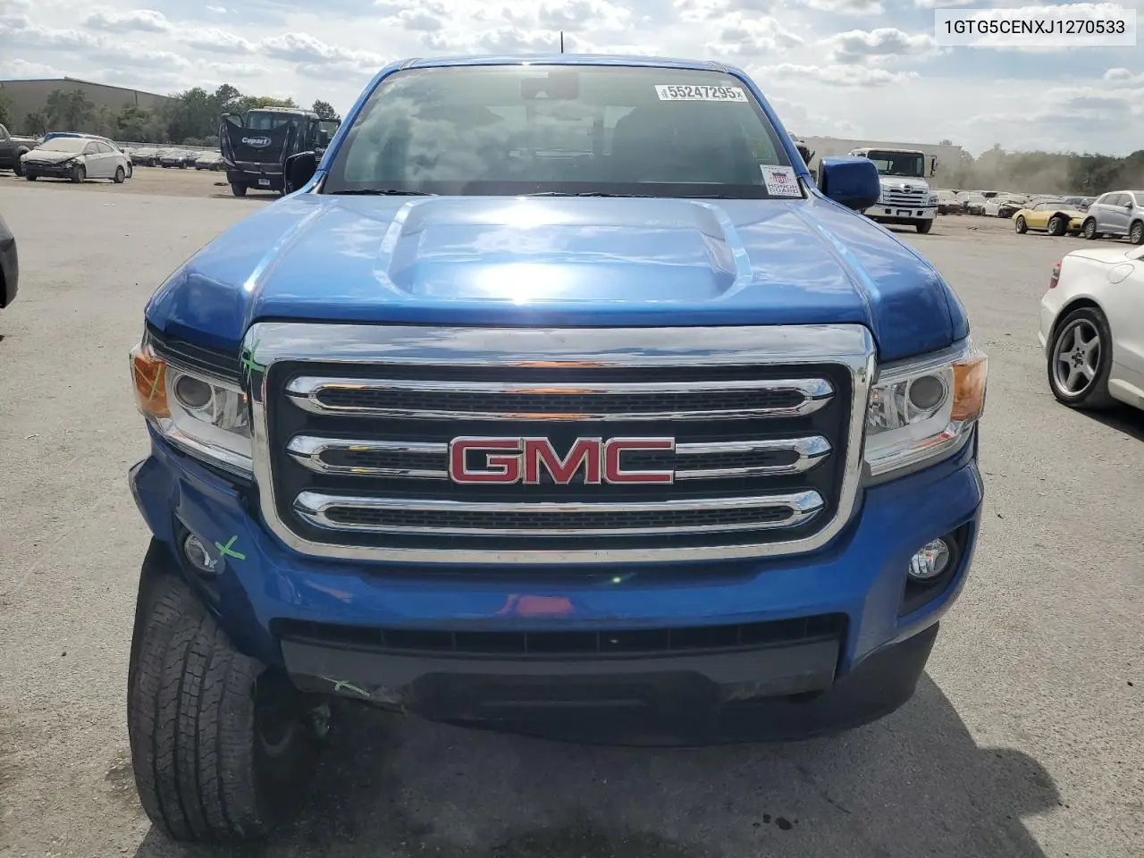 2018 GMC Canyon Sle VIN: 1GTG5CENXJ1270533 Lot: 55247295