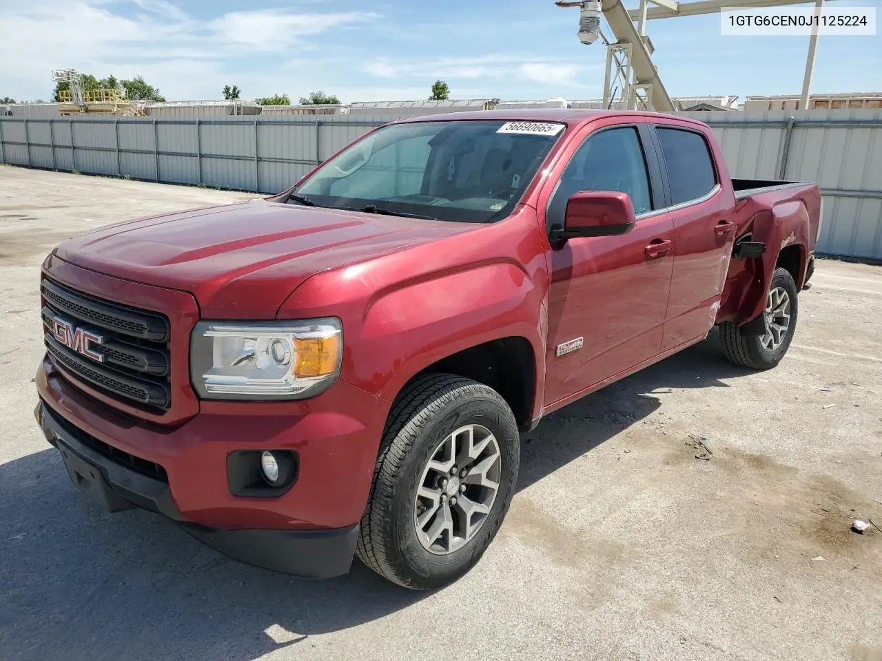 2018 GMC Canyon Sle VIN: 1GTG6CEN0J1125224 Lot: 56690665