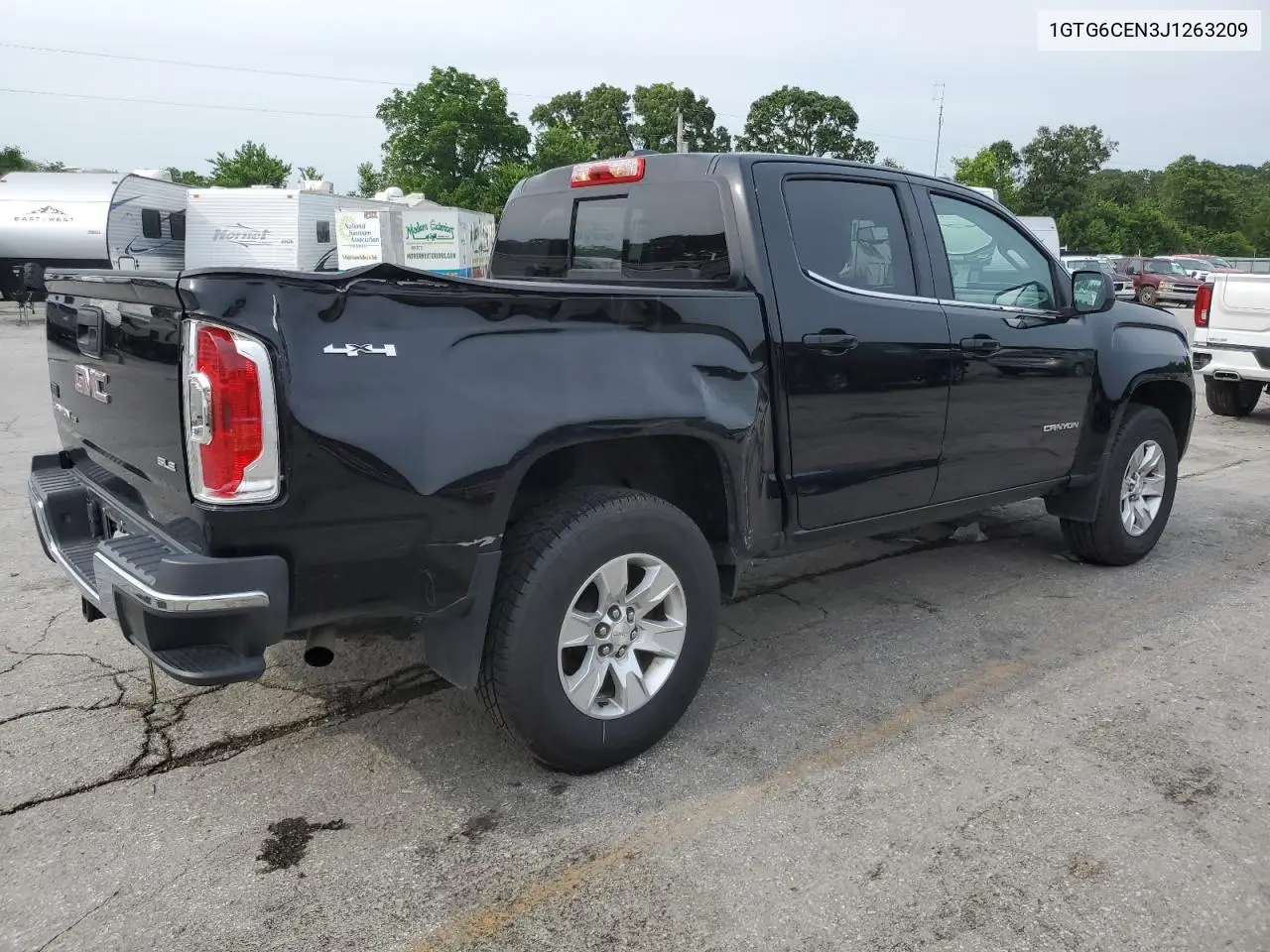 2018 GMC Canyon Sle VIN: 1GTG6CEN3J1263209 Lot: 59503055