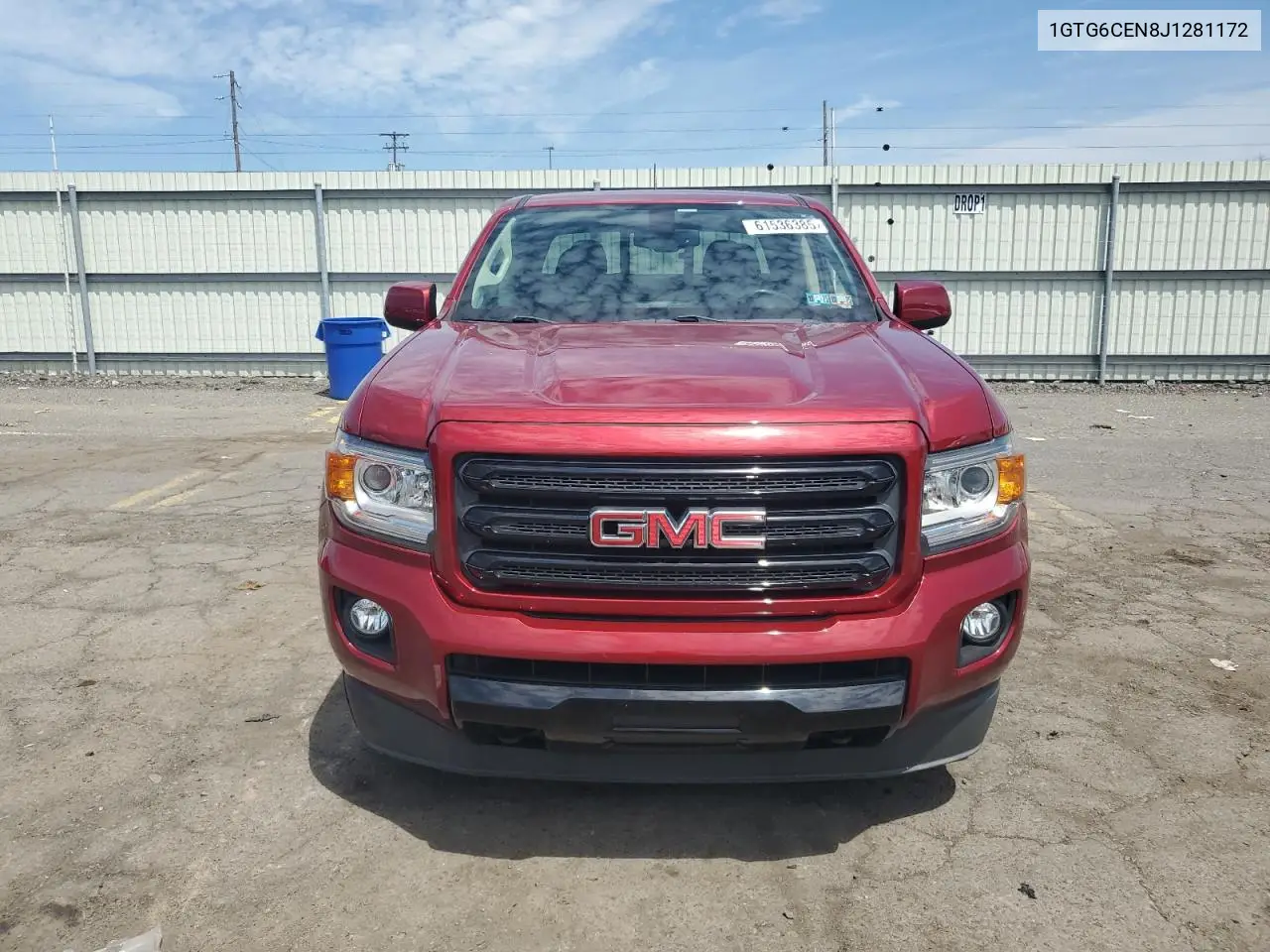 2018 GMC Canyon Sle VIN: 1GTG6CEN8J1281172 Lot: 61536385