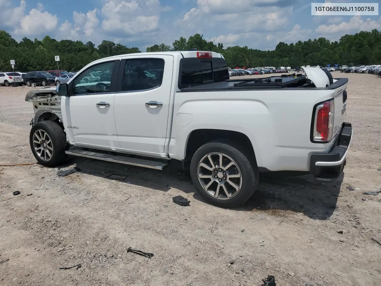 2018 GMC Canyon Denali VIN: 1GTG6EEN6J1100758 Lot: 62390055