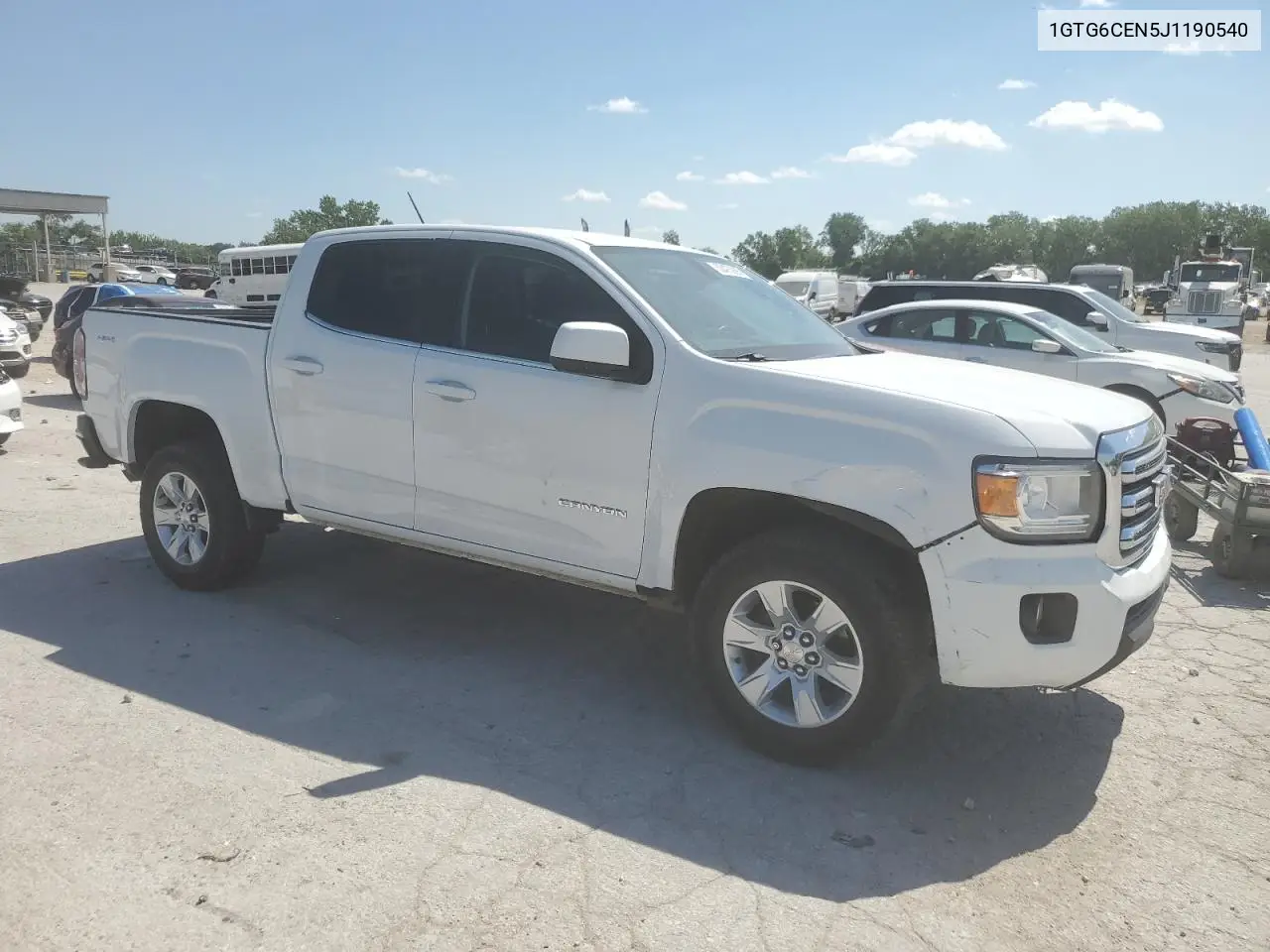 2018 GMC Canyon Sle VIN: 1GTG6CEN5J1190540 Lot: 62425995