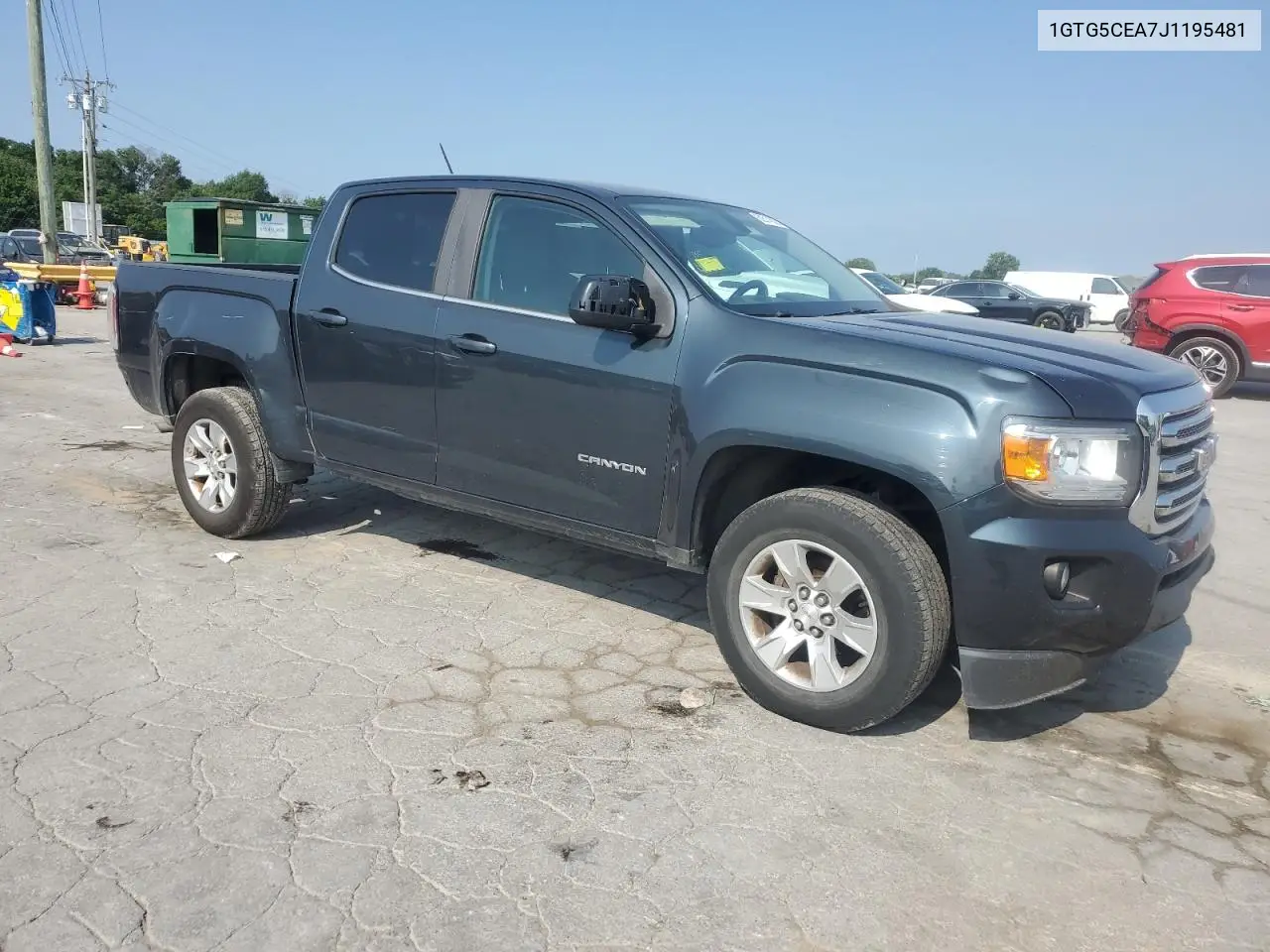 2018 GMC Canyon Sle VIN: 1GTG5CEA7J1195481 Lot: 62514535