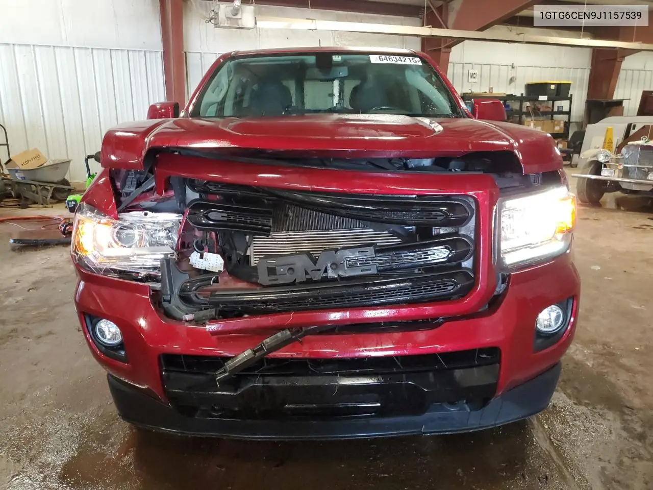 2018 GMC Canyon Sle VIN: 1GTG6CEN9J1157539 Lot: 64634215