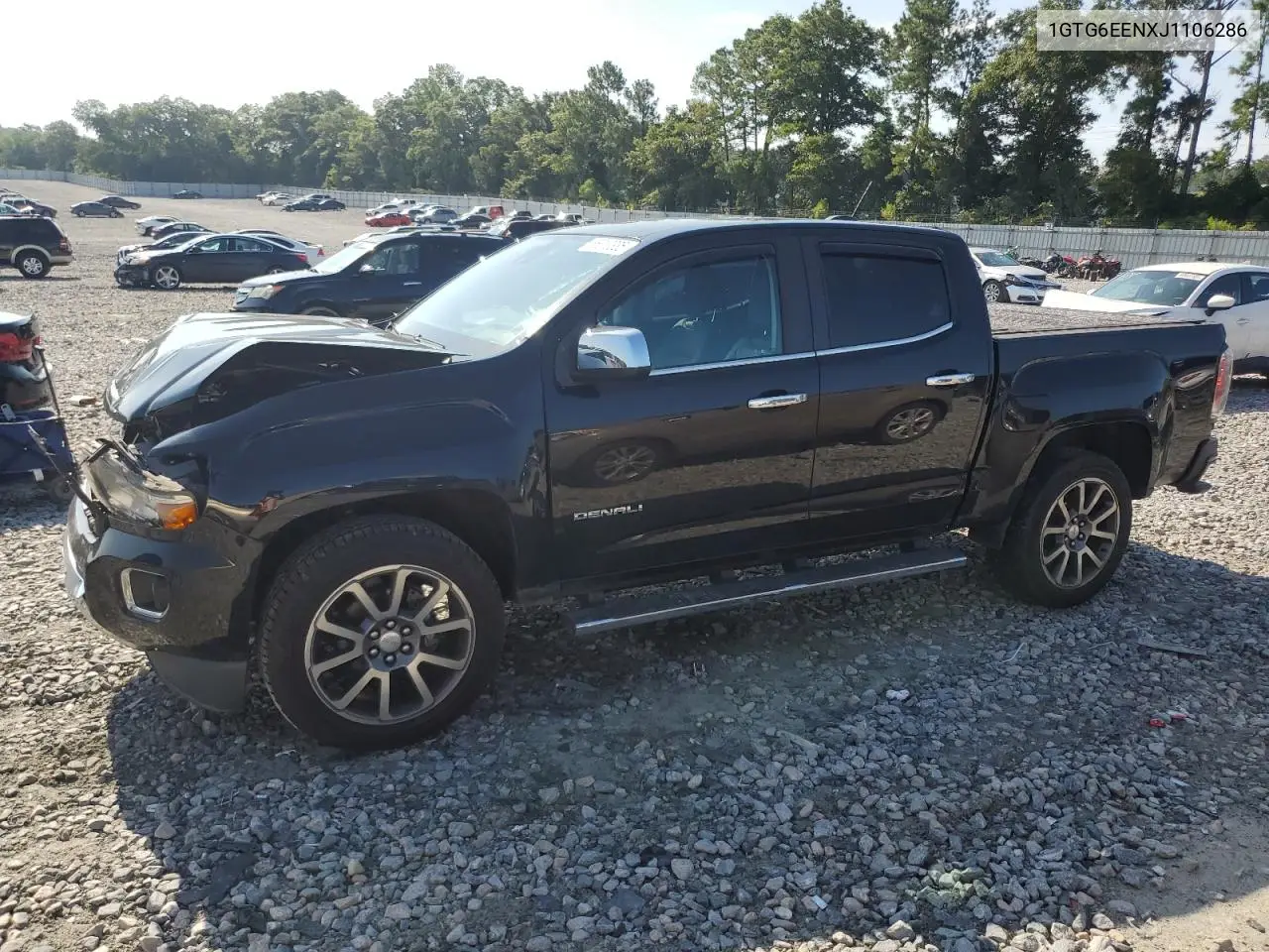 2018 GMC Canyon Denali VIN: 1GTG6EENXJ1106286 Lot: 65813335