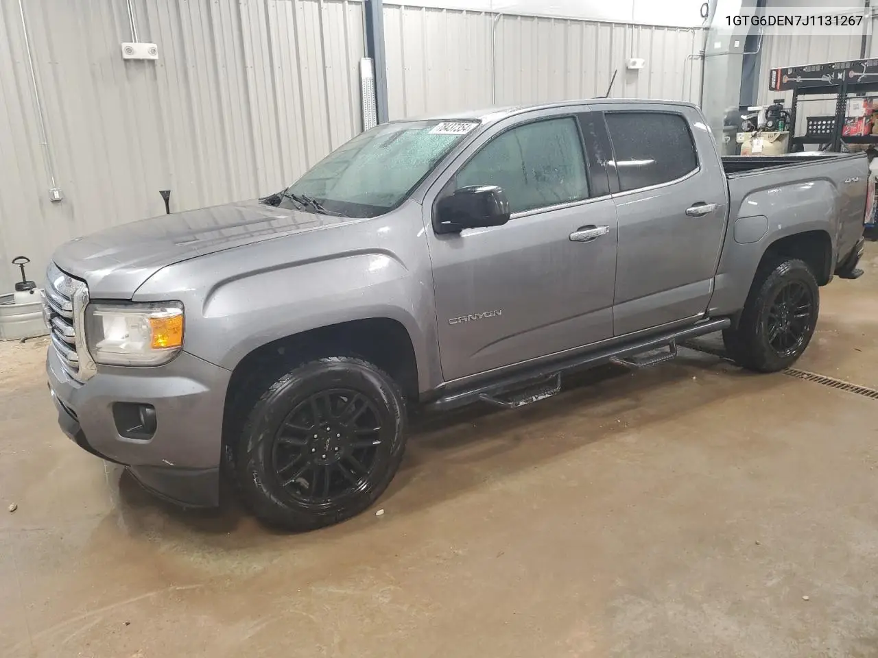 2018 GMC Canyon Slt VIN: 1GTG6DEN7J1131267 Lot: 78437354