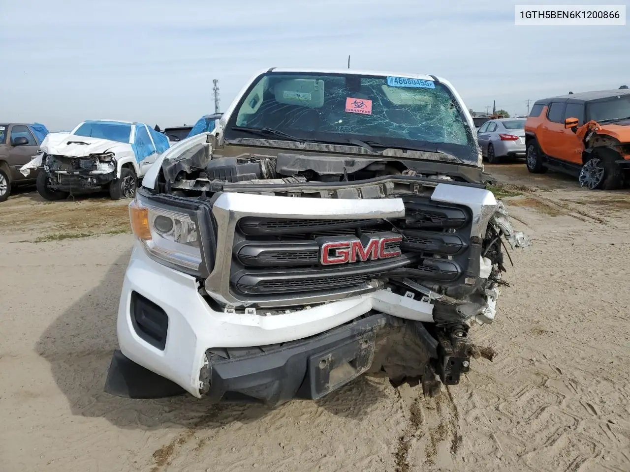 2019 GMC Canyon VIN: 1GTH5BEN6K1200866 Lot: 46680455
