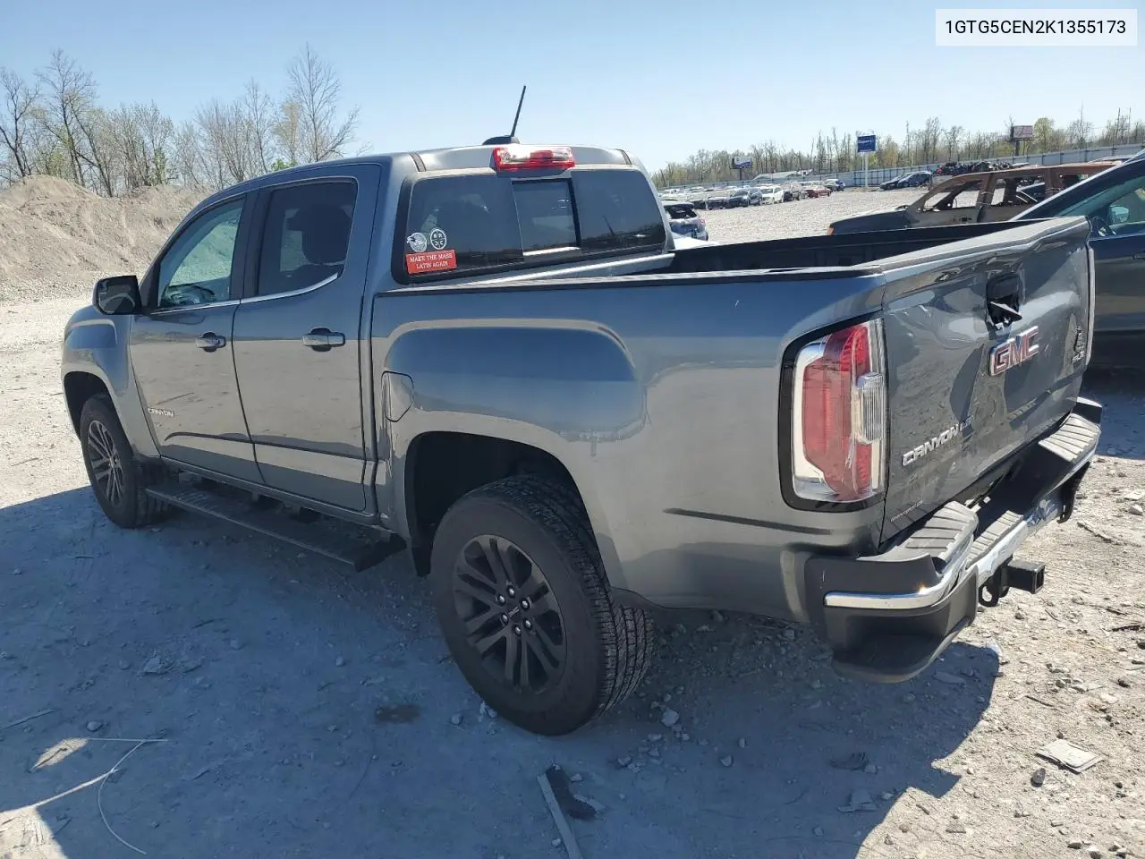 2019 GMC Canyon Sle VIN: 1GTG5CEN2K1355173 Lot: 52942685